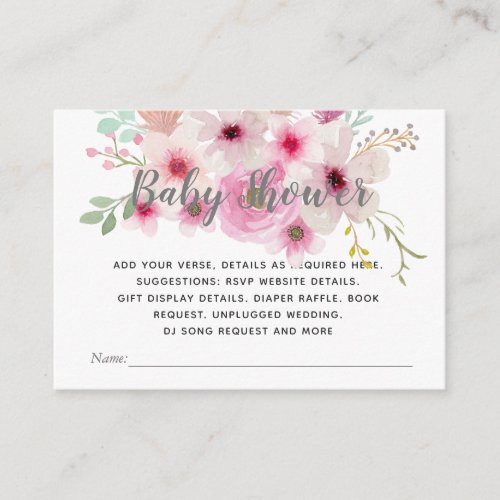 Create Own Event Details Inserts - BOHOPink Violet Create Own Event Details Inserts _ BOHOPink Violet
