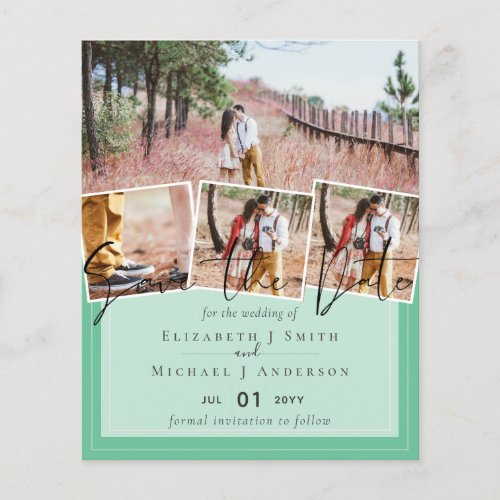 Create Own Modern Save the Date Wedding Cards