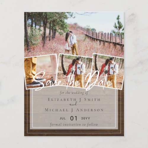 Create Own Modern Save the Date Wedding Cards