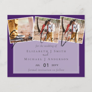 Create Own Modern Save the Date Wedding Cards