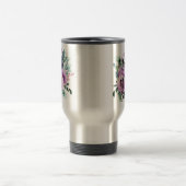 Create Own MOTHER of BRIDE GROOM Gift Named Floral Travel Mug (Center)