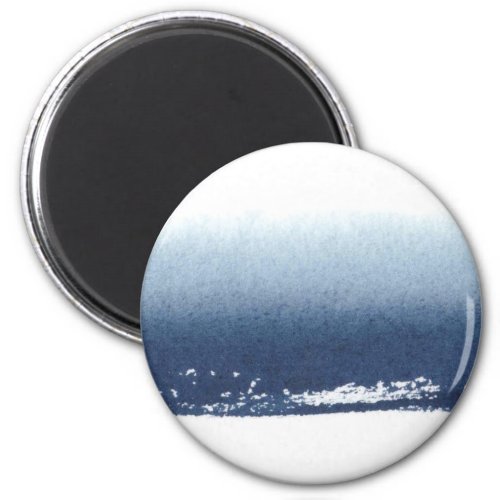 Create Own Peronalized Gift _ Watercolor Navy Blue Magnet
