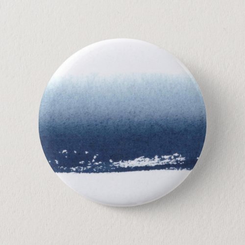 Create Own Peronalized Gift _ Watercolor Navy Blue Pinback Button