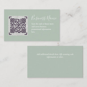 Create own QR Code Business Card - Lots of Colors