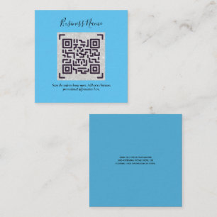 Create own QR Code Business Card - Lots of Colors