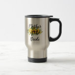 Create Own Sunflower Bridal Party Gifts Add Text Travel Mug at Zazzle