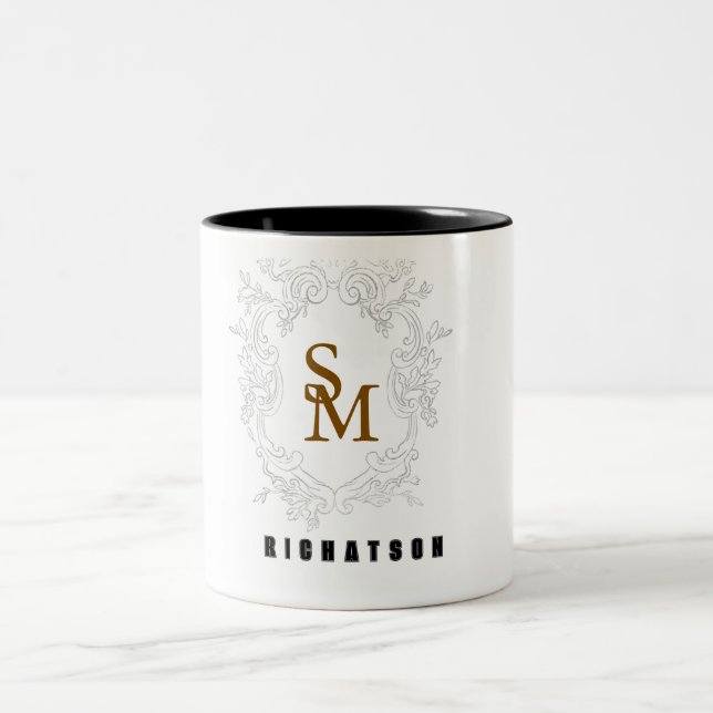 Create Personalize professional Two-Tone Mug  11oz (Center)