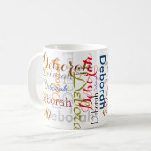 Create personalized name typography coffee mug (Front Left)