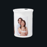 Create Personalized Photo Beverage Pitcher<br><div class="desc">Place a verticle photo of your family and it will be placed on three sides of the beverage pitcher Fun gift at Christmas,  Thanksgiving or birthdays</div>