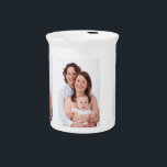 Create Personalized Photo Beverage Pitcher<br><div class="desc">Place a verticle photo of your family and it will be placed on three sides of the beverage pitcher Fun gift at Christmas,  Thanksgiving or birthdays</div>
