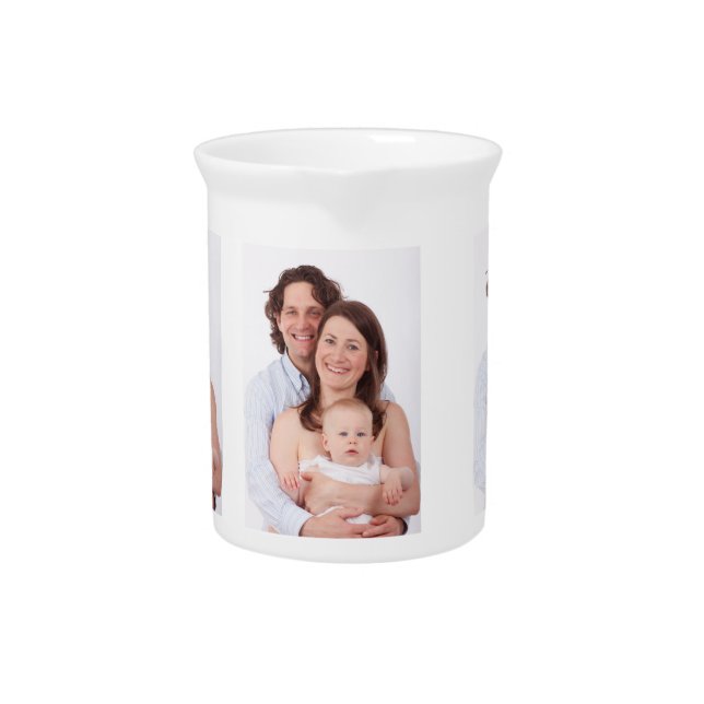 Create Personalized Photo Beverage Pitcher (Front)