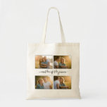 Create Personalized Photo Collage Mother Of Groom Tote Bag at Zazzle