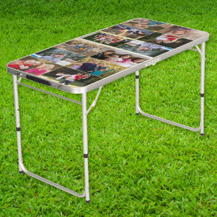 Create Photo Collage Tailgate Size Beer Pong Table