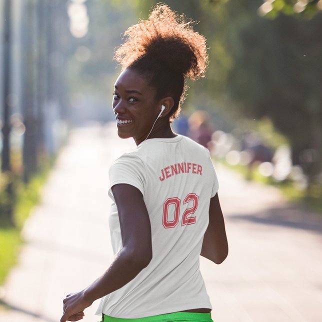 Create Player Name Jersey Number V-Neck Slim Fit T-Shirt (Create Player Name Jersey Number V-Neck Slim Fit T-Shirt)