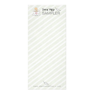 Create Product Sample Rack Card