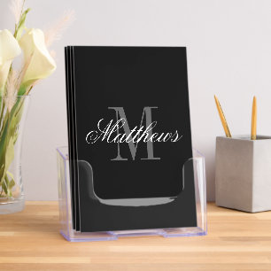 Create professional brochures with custom monogram
