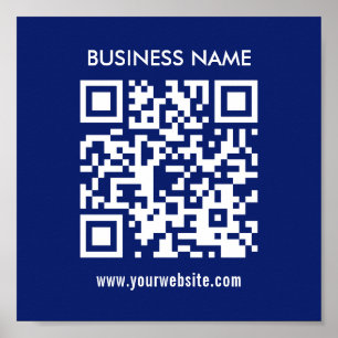 Create QR code instantly Modern simple design Poster