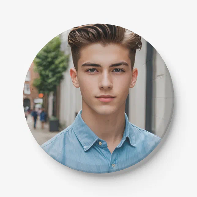 create Simple Custom Photo Personal Paper Plate | Zazzle
