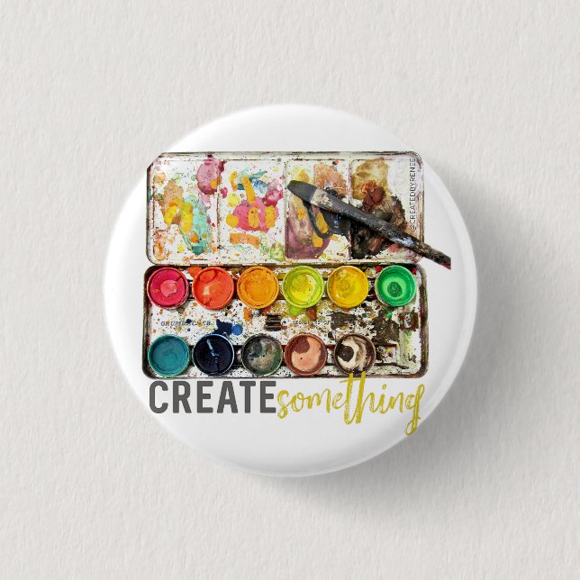 Create Something Watch Button (Front)