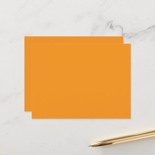 Create Stunning Visuals with Orange Background Postcard (Front/Back In Situ)