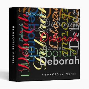 Create stylish homeoffice notes binder