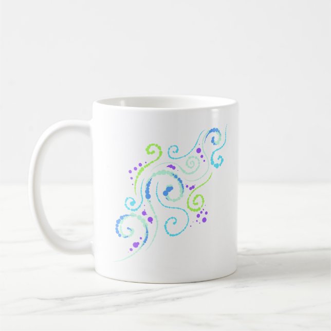 Create! Swirly Design Women's Coffee Mug (Left)