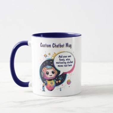 Create Talking Chatbot Memes Cartoon Templates Mug