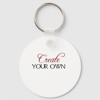 Create Template Keychain by luckygirl12776 at Zazzle