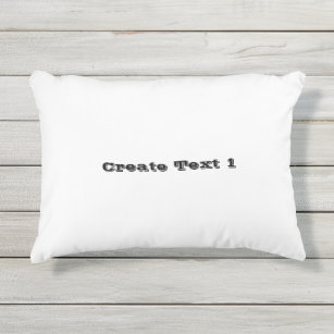 Create Text Weddings Gifts & Favors Anniversary Outdoor Pillow