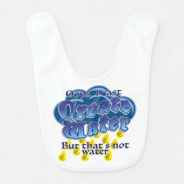 Create Water Baby Bib (Front)