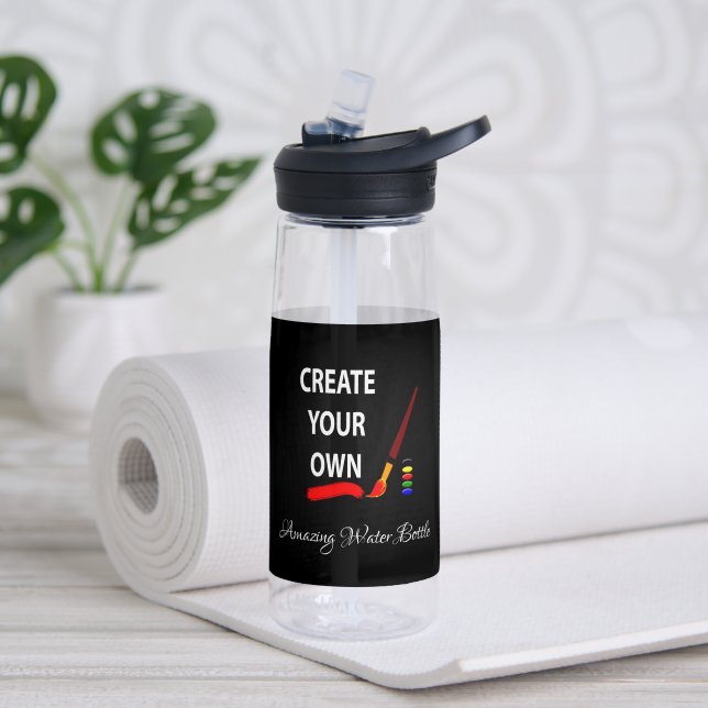 Create Water Bottle, Personalized, branded /Custom Bottle (Yoga (Rotated))
