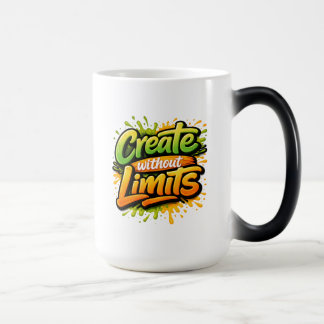 Create Without Limits Motivational Art Color Morph Mug