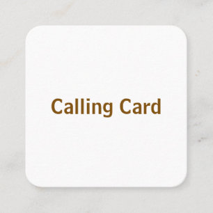 Create You Own 2.5" x 2.5" Rounded Calling Card