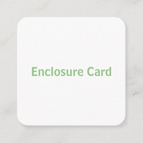 Create You Own 2.5" x 2.5" Rounded Enclosure Card