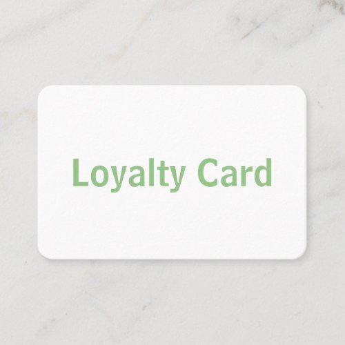 Create You Own 3.346" x 2.165"  Rounded Loyalty Card
