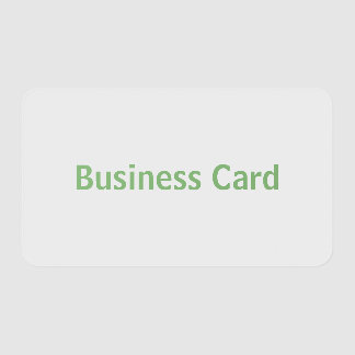 Create You Own 3.5" x 2.0" Rounded Clear Business Cards