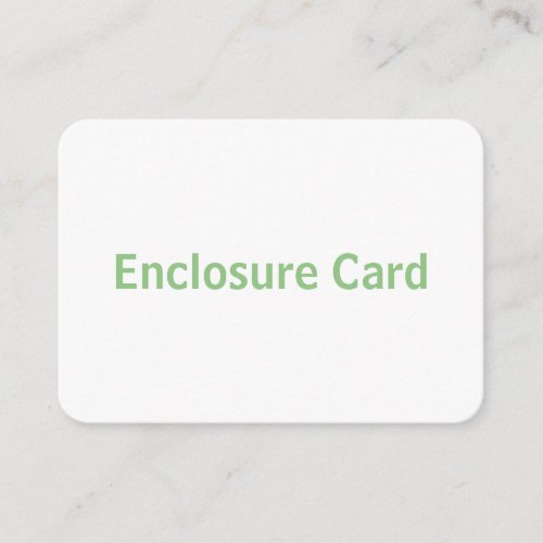 Create You Own 3.5" x 2.5" Rounded Enclosure Card