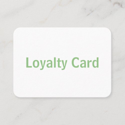 Create You Own 3.5" x 2.5"  Rounded Loyalty Card
