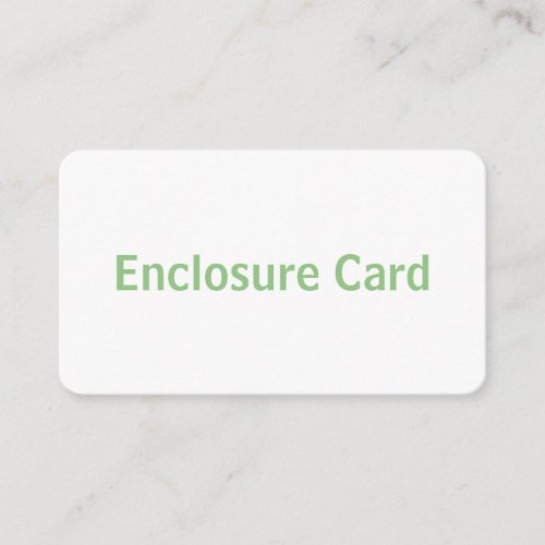 Create You Own 3.5" x 2" Rounded Enclosure Card