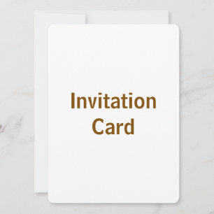 Create You Own 5.5" x 7.5" Invitation Card