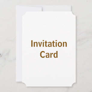 Create You Own 5" x 7" Ticket Invitation Card