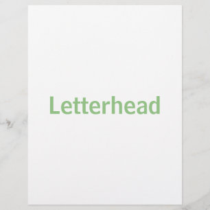 Create You Own 8.5" x 11" Letterhead