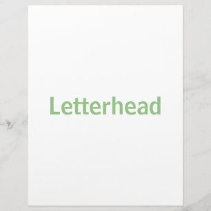 Create You Own 8.5" x 11" Letterhead