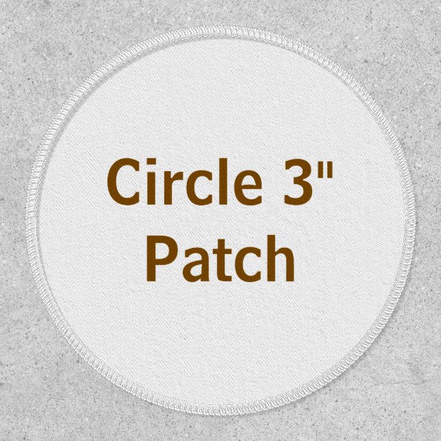 Create You Own Circle 3" Patch (Front)