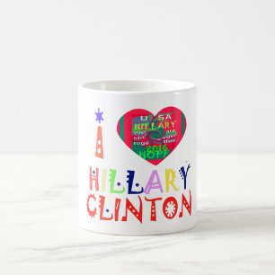 Create You Own Inspirational Hillary Love Quote Coffee Mug
