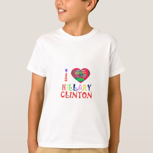 Create You Own Inspirational Hillary Love Quote T_Shirt