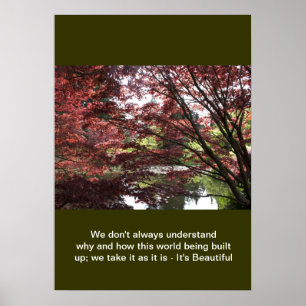Create you own nature photography poster