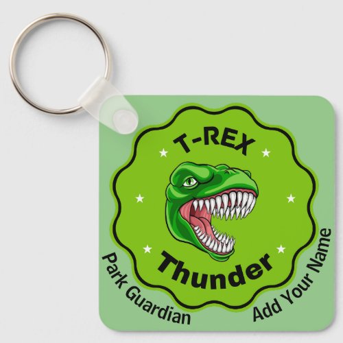 Create You Own T_Rex Dinosaurs Roaring Adventure  Keychain