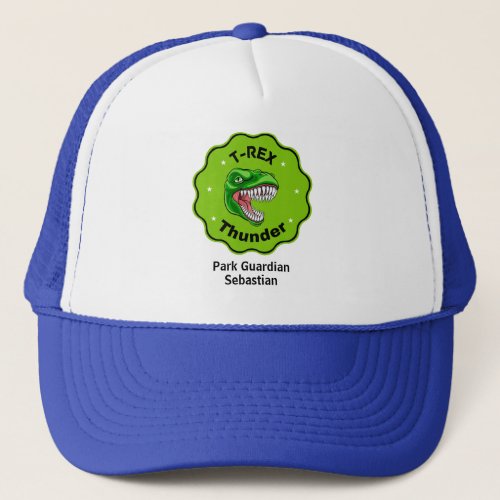 Create You Own T_Rex Dinosaurs Roaring Adventure  Trucker Hat