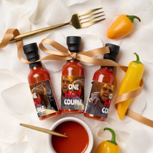Create You Own  Wedding Photo Text One Hot Couple Hot Sauces